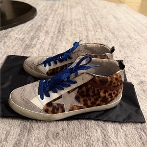 Golden Goose Mid Star - Leopard